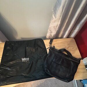 Latico Bianca Black Leather Pocket Book